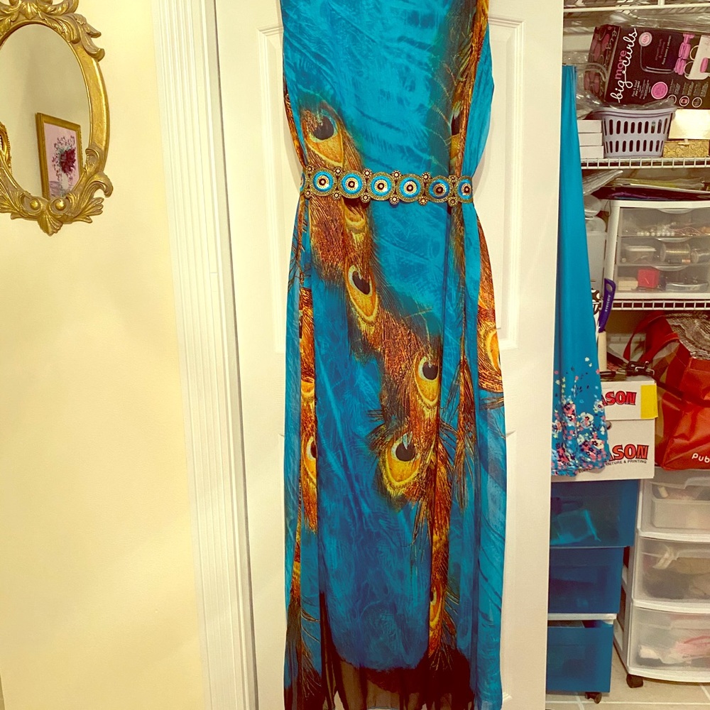 Long Peacock Dress
SOLD